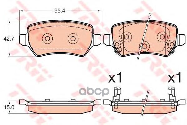 

Колодки дисковые задние \ KIA Ceed/Pro 12> GDB3585