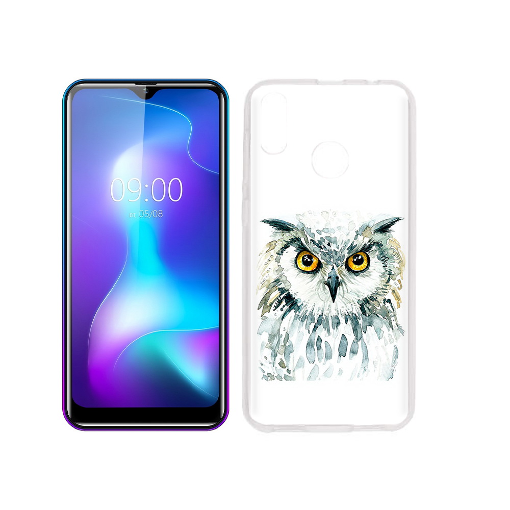 

Чехол MyPads Tocco для BQ 6042L Серьезная сова, Прозрачный, Tocco