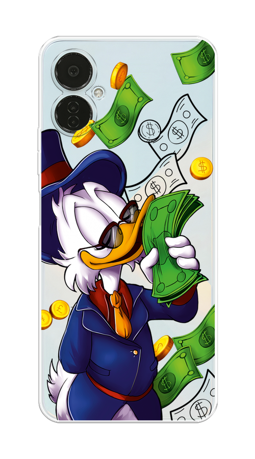 

Чехол на Tecno Camon 19 Neo "Scrooge McDuck with Money", Синий;зеленый;белый, 302350-6