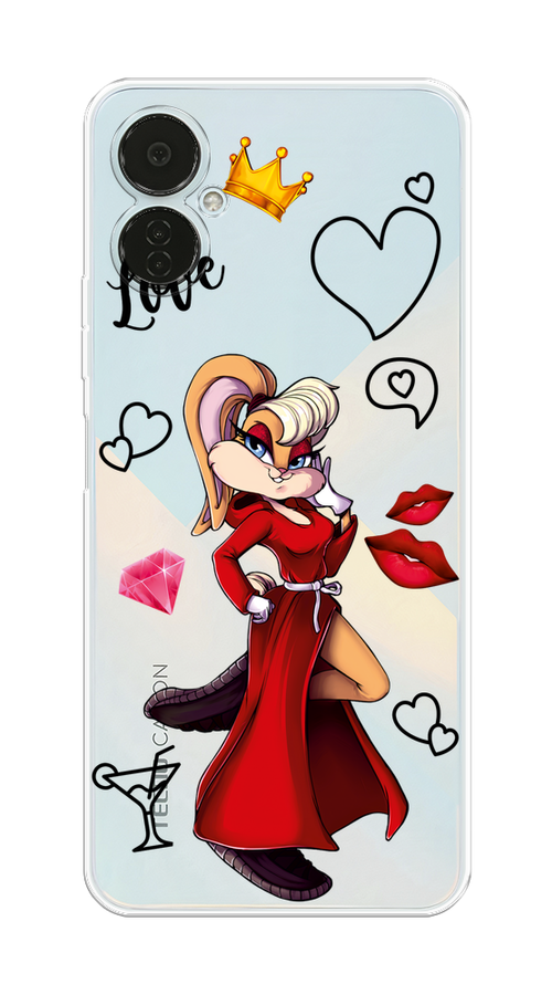 

Чехол на Tecno Camon 19 Neo "Rich Lola Bunny", Красный;бежевый;оранжевый, 302350-6