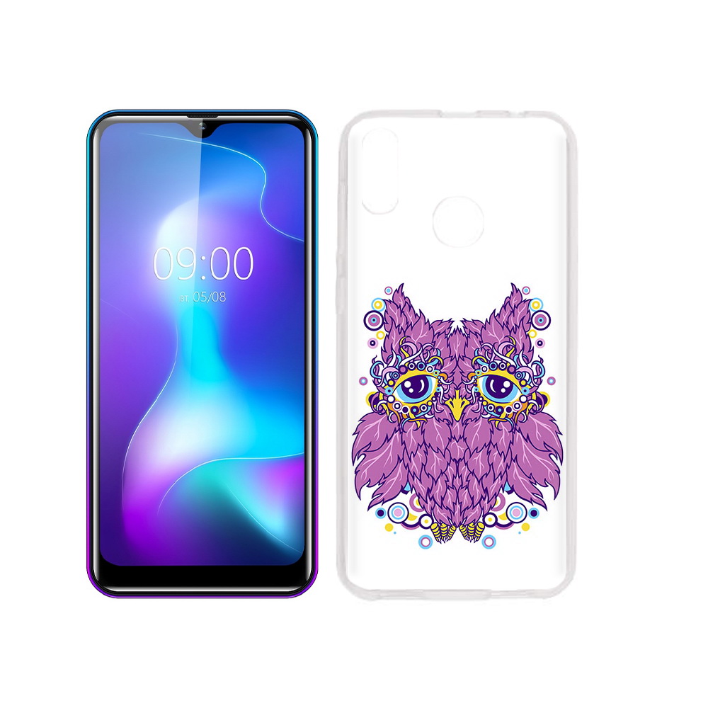 

Чехол MyPads Tocco для BQ 6042L Розовая сова, Прозрачный, Tocco