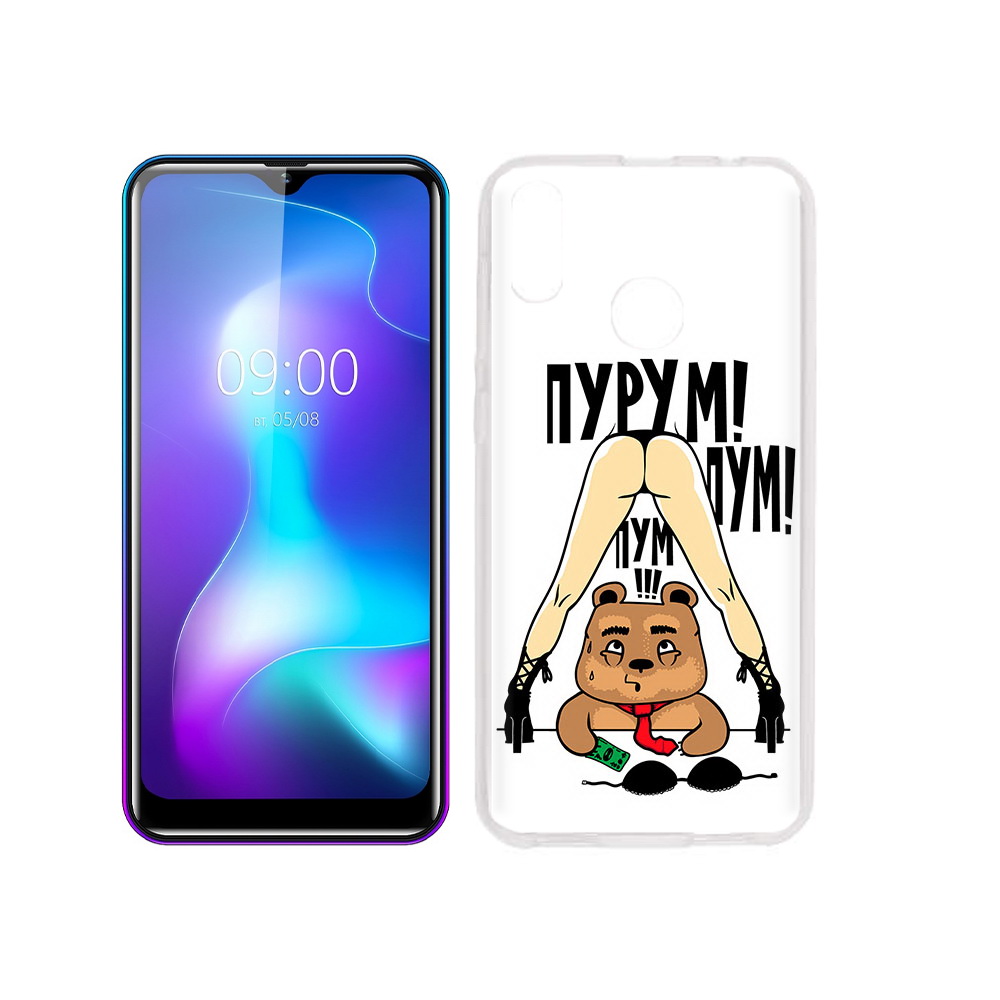 

Чехол MyPads Tocco для BQ 6042L Пурум пум пум, Прозрачный, Tocco