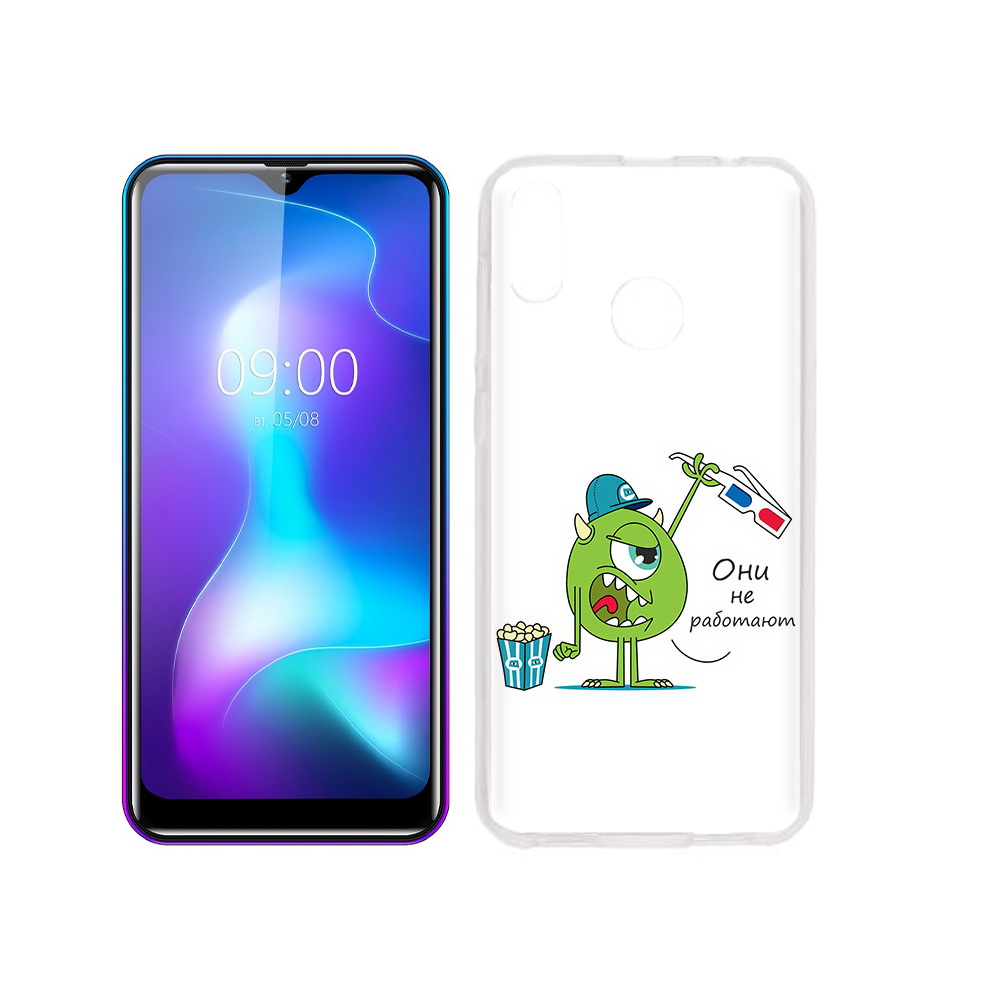 

Чехол MyPads Tocco для BQ 6042L Очки не работают, Прозрачный, Tocco