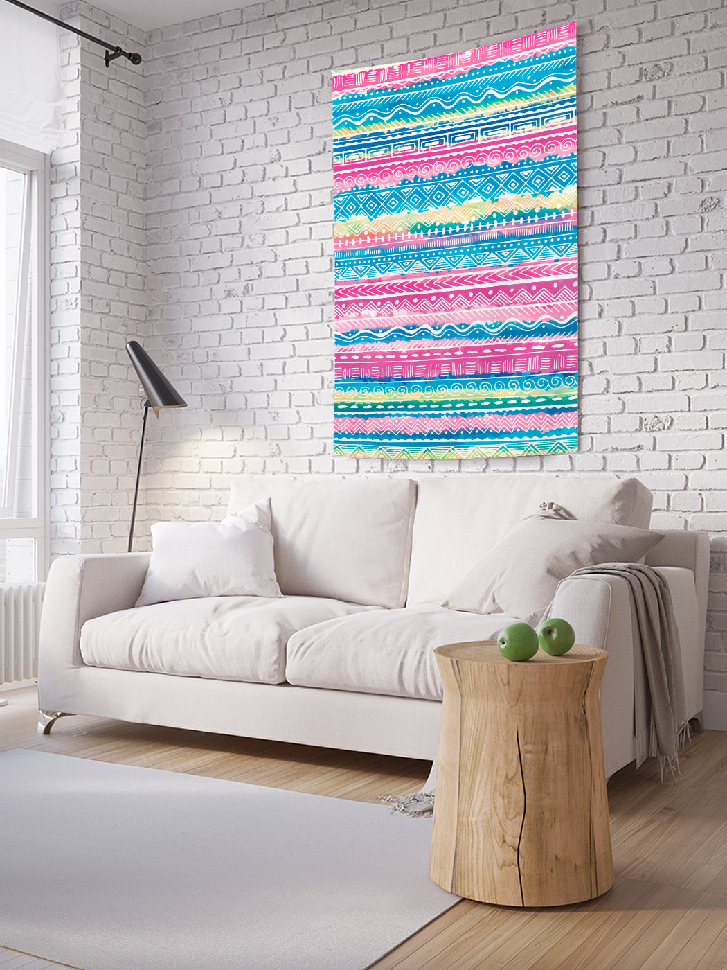 

Вертикальное фотопанно на стену JoyArty Миражные линии 150x200 см, Миражные линии