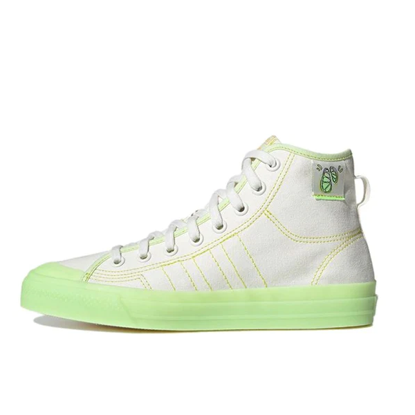 

Кеды унисекс Adidas Nizza Hi Rf желтые 38 RU, Желтый, Nizza Hi Rf