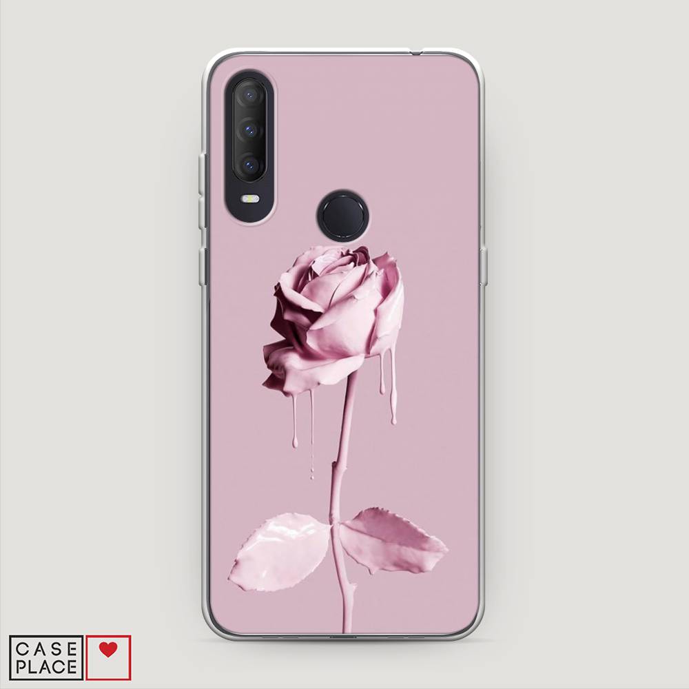 

Чехол Awog на Alcatel 1S (2020) / Алкатель 1S (2020) "Роза в краске", Разноцветный, 170850-8