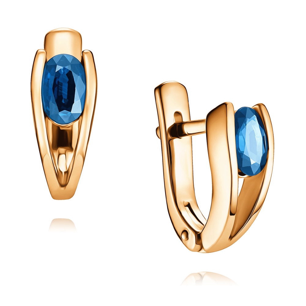 

Серьги из красного золота с сапфиром ADAMAS 2401513-А500-542, 2401513-А500-542