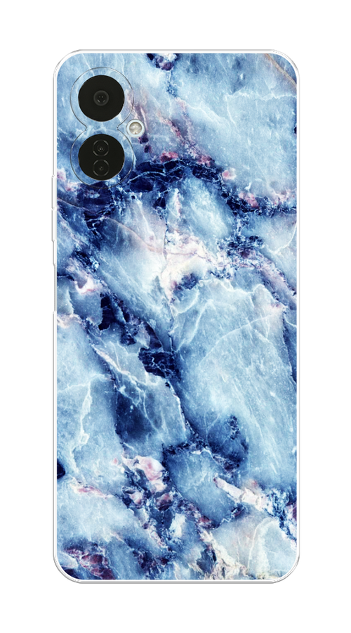 

Чехол на Tecno Camon 19 Neo "Мрамор с синими прожилками", Синий, 302350-3