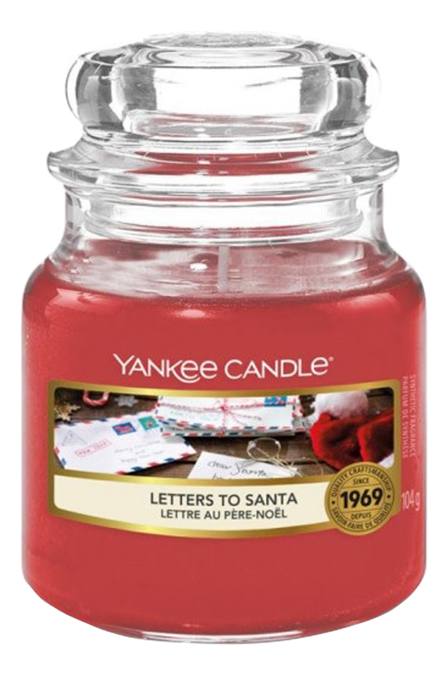 

Ароматическая свеча Yankee Candle Letters To Santa 104г, 399543