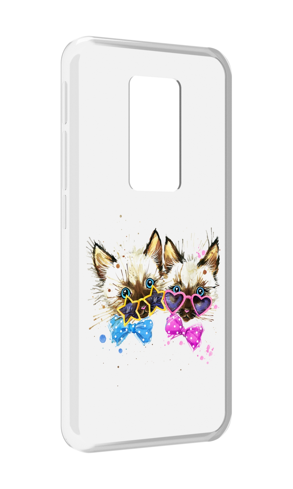 

Чехол MyPads милые котята для Motorola Defy 2021, Прозрачный, Tocco