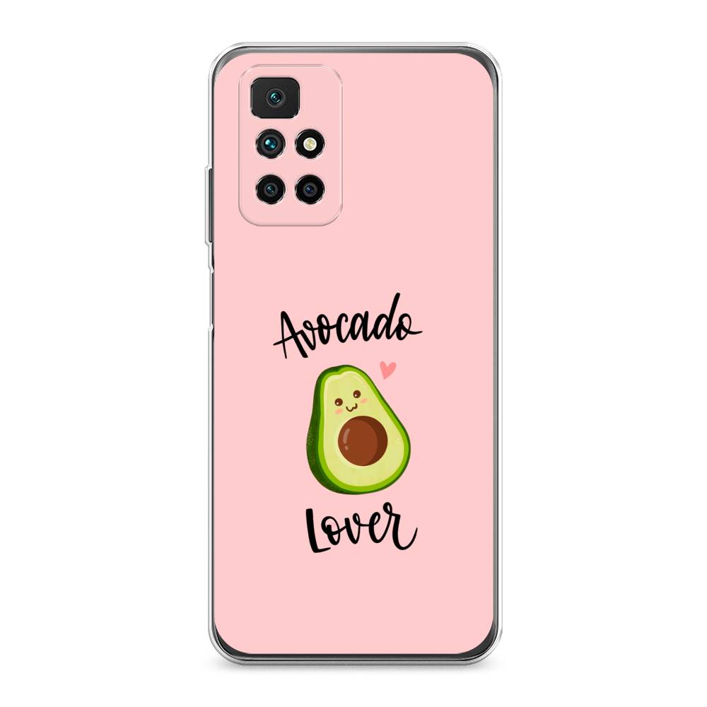 

Чехол на Xiaomi Redmi 10 "Avocado lover", Розовый;зеленый, 311350-6