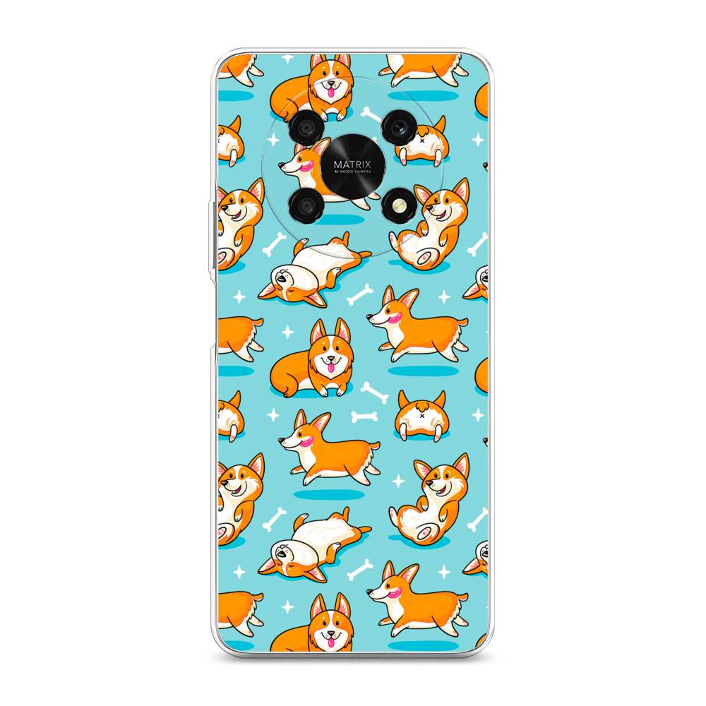 

Чехол Awog для Honor X9 5G "Веселые корги", 6109750-2