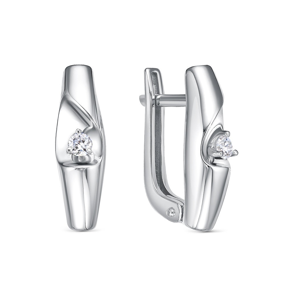 

Серьги из золота с бриллиантом Berger БР120041 Б, БР120041 Б