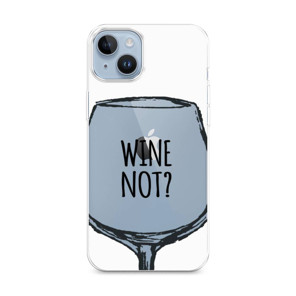 

Чехол на Apple iPhone 14 Plus "Wine not white", Белый, 15350-6