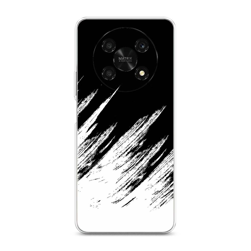 

Чехол Awog для Honor X9 5G "Черно белые брызги", 6109750-3