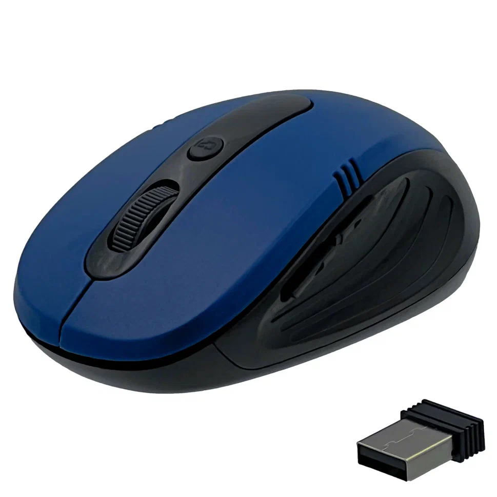 Беспроводная игровая мышь QVATRA G-108 blue (QVMS-WRLS-BL)