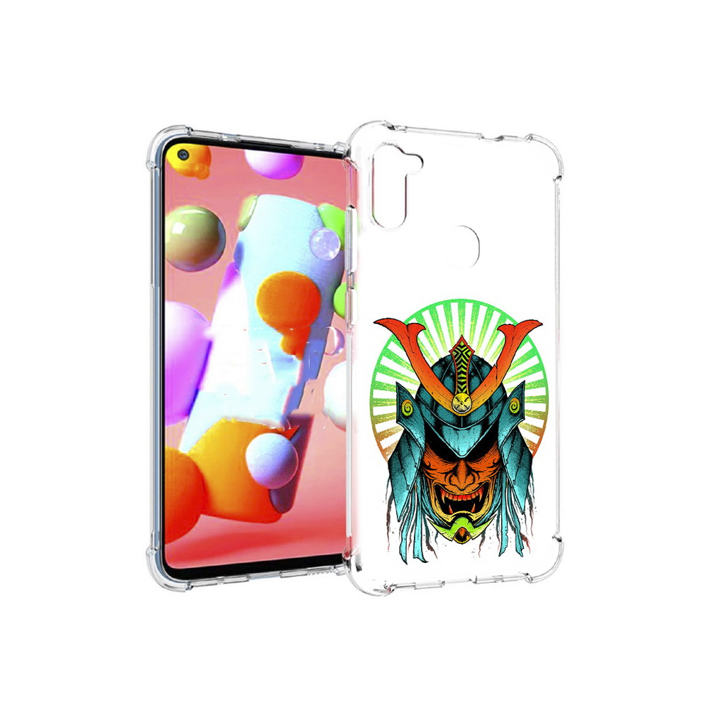 

Чехол MyPads Tocco для Samsung Galaxy M11 ешимитсу рисунок (PT147121.487.345), Прозрачный, Tocco