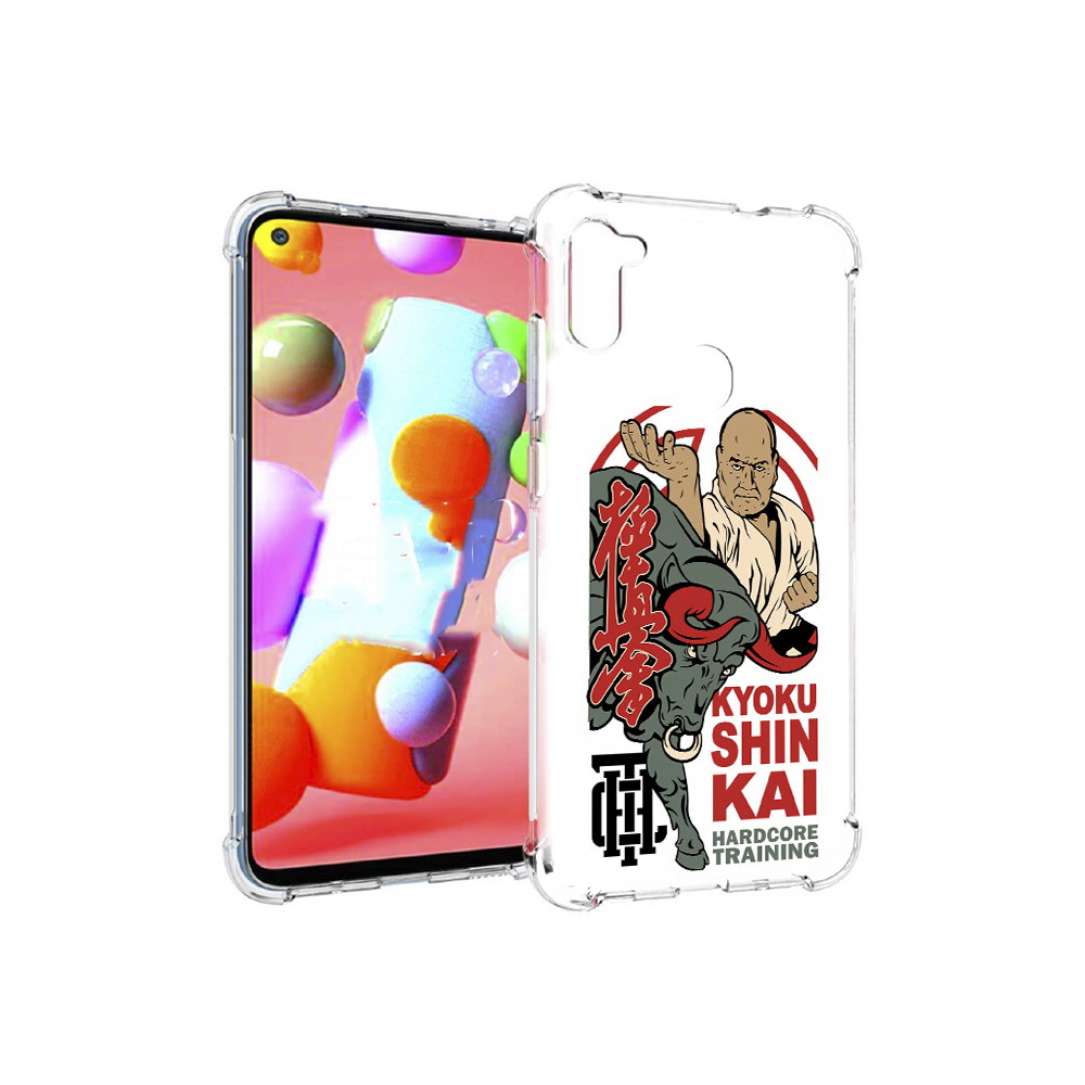 

Чехол MyPads Tocco для Samsung Galaxy M11 единоборства рисунок (PT147121.487.343), Прозрачный, Tocco