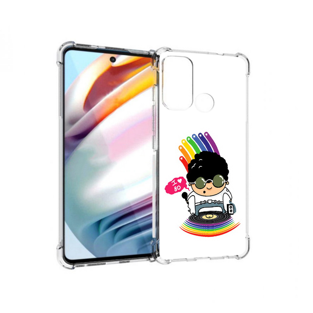 

Чехол MyPads Tocco для Motorola Moto G60 Я люблю 80-е (PT227068.360.205), Прозрачный, Tocco
