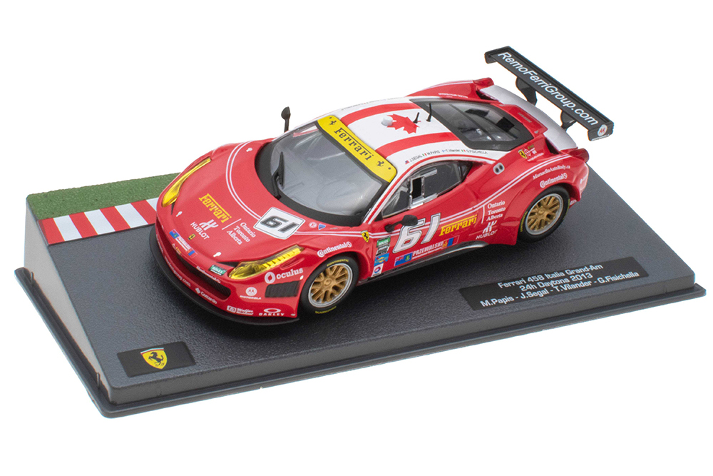 

Ferrari 458 italia grand-am #61 papis/segal/vilander/fisichella 24H daytona 2013, Красный