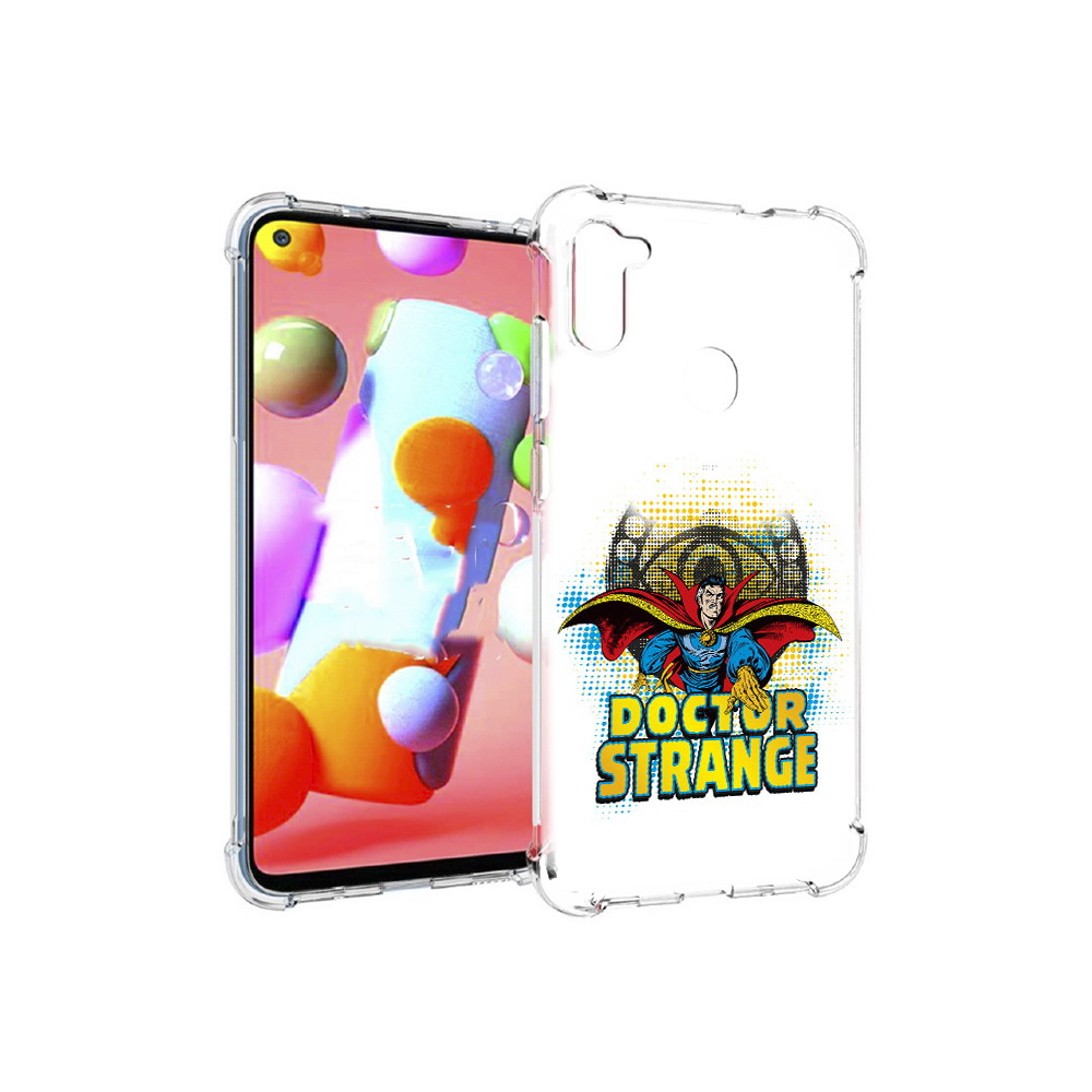 

Чехол MyPads Tocco для Samsung Galaxy M11 доктор стренж рисунок (PT147121.487.335), Прозрачный, Tocco