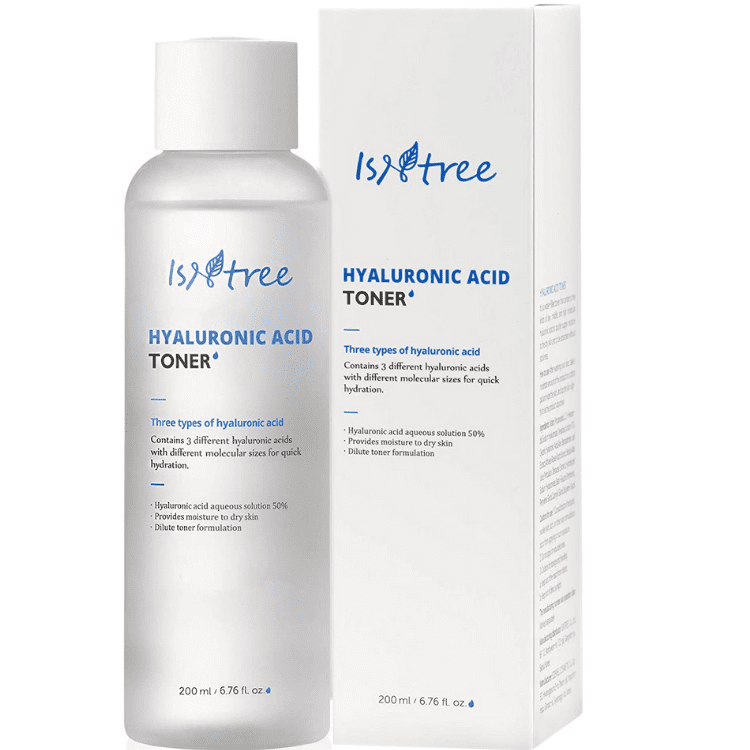 фото Тонер с гиалуроновой кислотой - isntree hyaluronic acid toner 200 мл