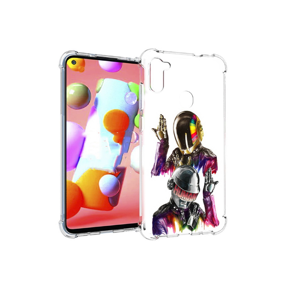

Чехол MyPads Tocco для Samsung Galaxy M11 диско космонавты (PT147121.487.329), Прозрачный, Tocco