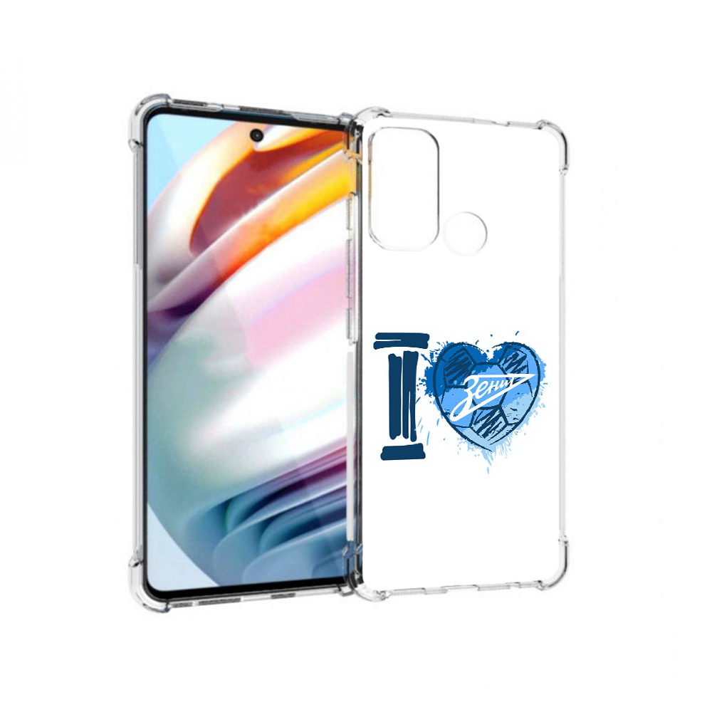 

Чехол MyPads Tocco для Motorola Moto G60 ФК я люблю зенит (PT227068.360.186), Прозрачный, Tocco