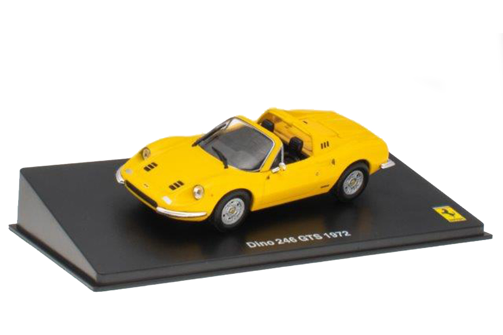 

Модель коллекционная Ferrari dino 246 gts 1972 yellow / феррари дино 246 gts 1972 желтый
