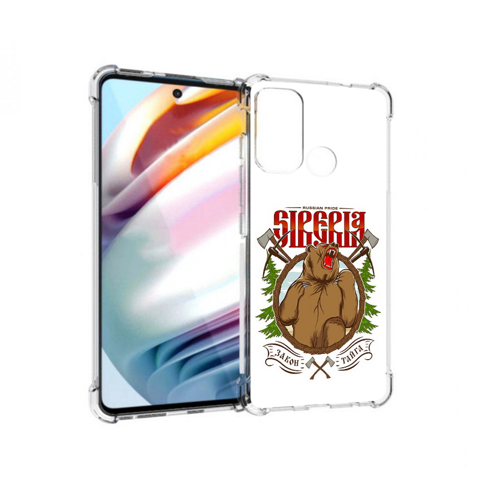 

Чехол MyPads Tocco для Motorola Moto G60 Тайга (PT227068.360.168), Прозрачный, Tocco
