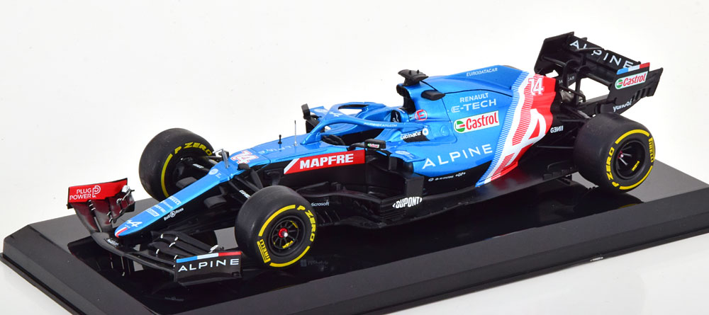 

Модель коллекционная ALTAYA Alpine A521 fernando alonso 2021 / альпин фернандо алонсо