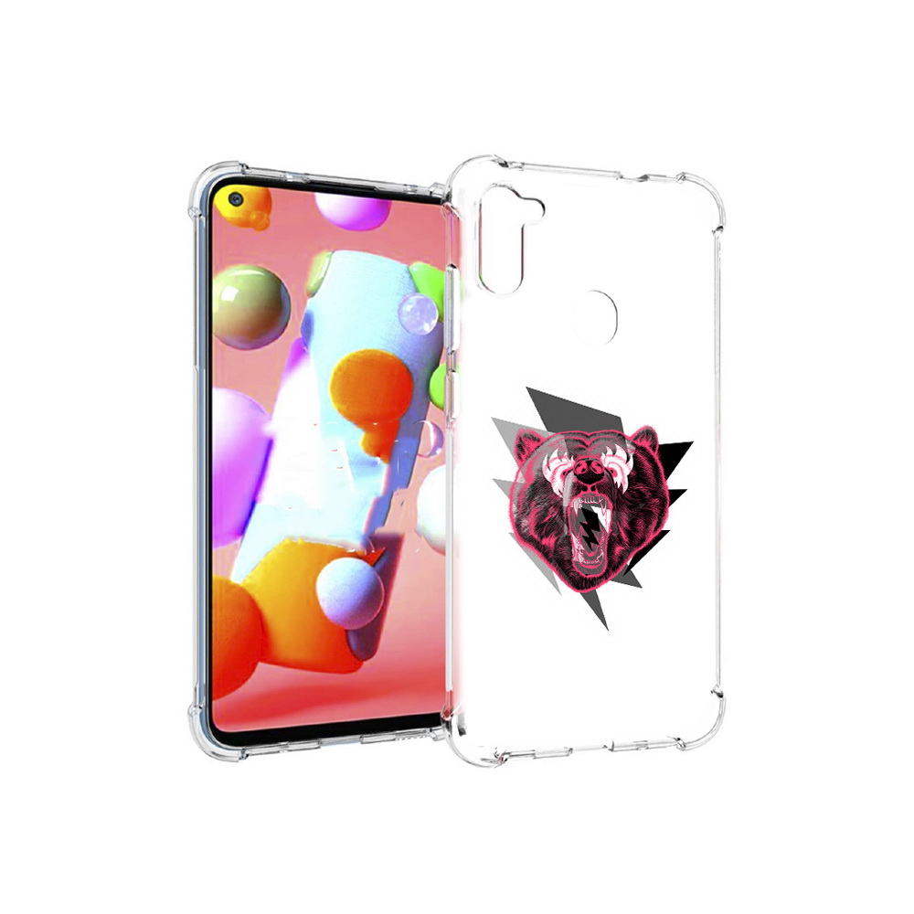 

Чехол MyPads Tocco для Samsung Galaxy M11 грозовой медведь (PT147121.487.301), Прозрачный, Tocco
