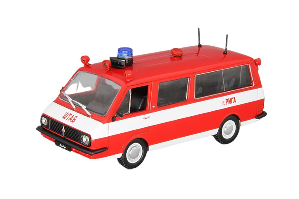 

Модель коллекционная Raf / раф 22034 пожарный 1980 красный (автомобиль на службе #12)