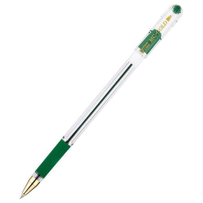 Ручка шариковая MunHwa MC Gold (0.5мм, зеленый цвет чернил, масляная основа) 1шт.