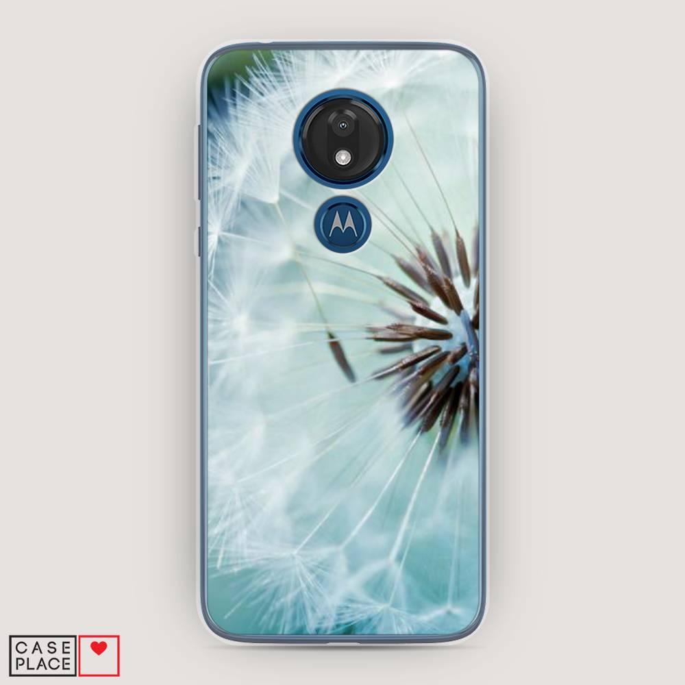 фото Силиконовый чехол "пух одуванчика" на motorola moto g7 awog