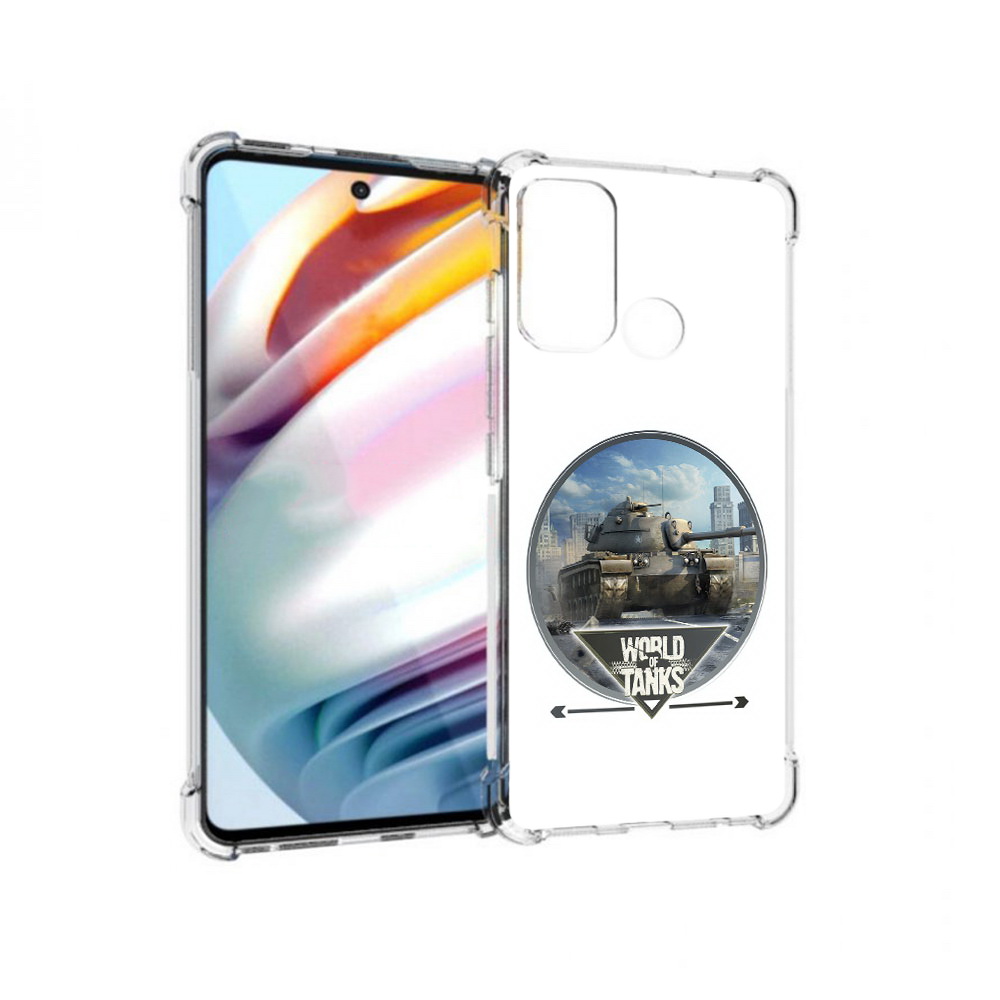 

Чехол MyPads Tocco для Motorola Moto G60 Мир танков (PT227068.360.119), Прозрачный, Tocco
