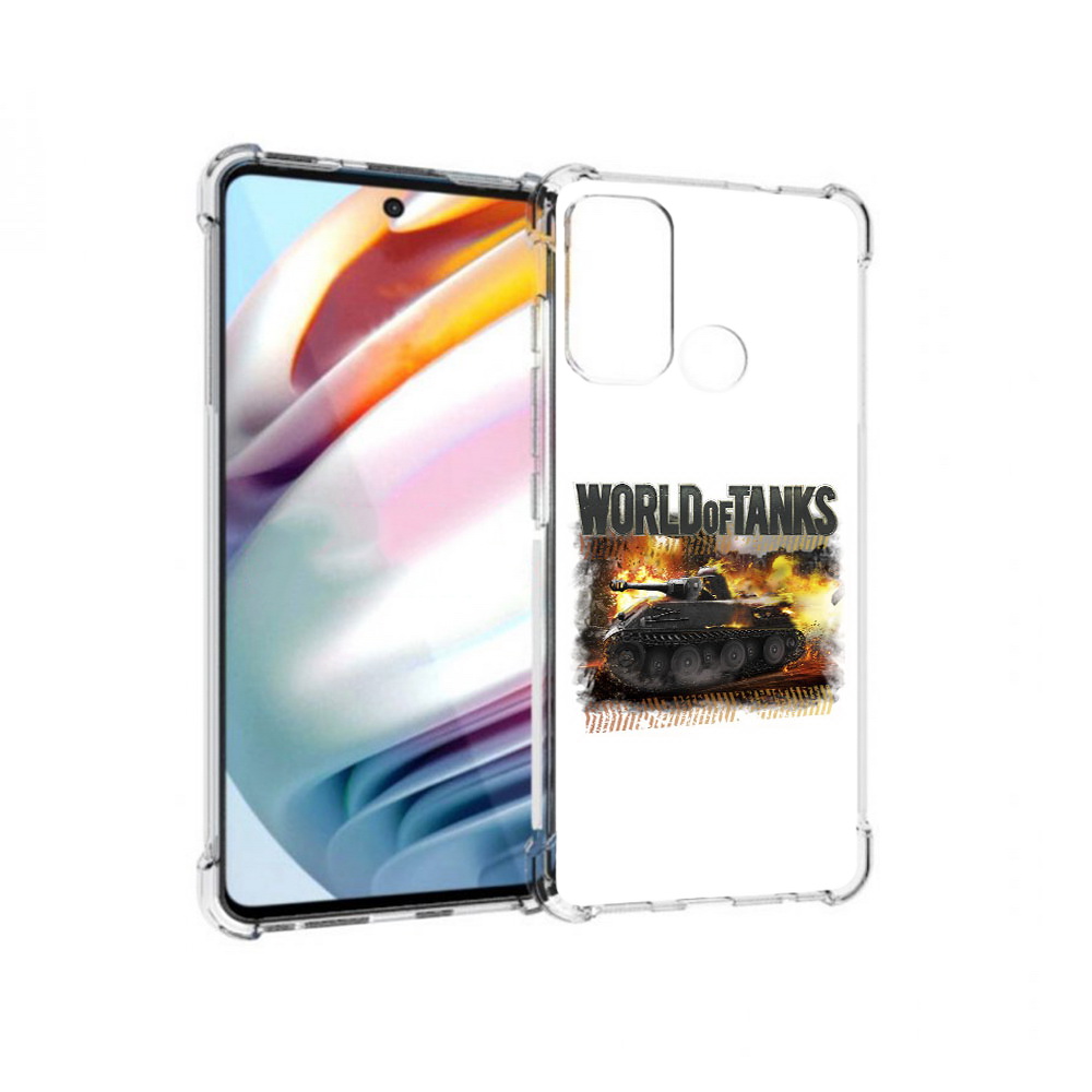 

Чехол MyPads Tocco для Motorola Moto G60 Мир танков-2 (PT227068.360.118), Прозрачный, Tocco