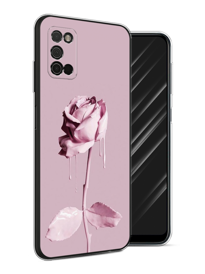 

Чехол Awog на Samsung Galaxy A03S / Самсунг A03S "Роза в краске", Разноцветный, 2103250-8