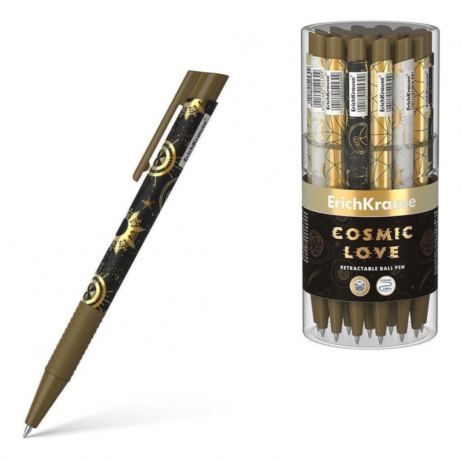 

Ручка шариковая автоматическая Erich Krause Magic Sky Matic&Grip (0,35мм, синий) 24шт