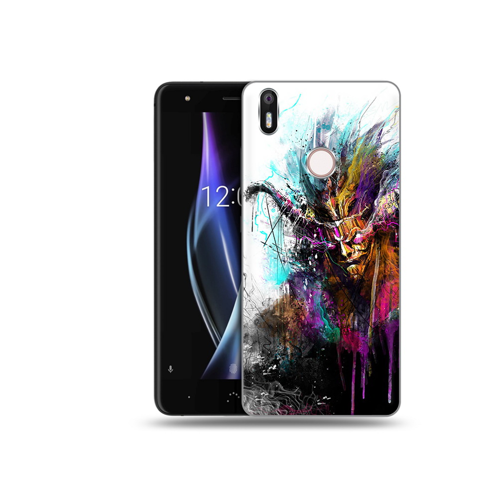 

Чехол MyPads Tocco для BQ Aquaris X яркий дьявол, Прозрачный, Tocco
