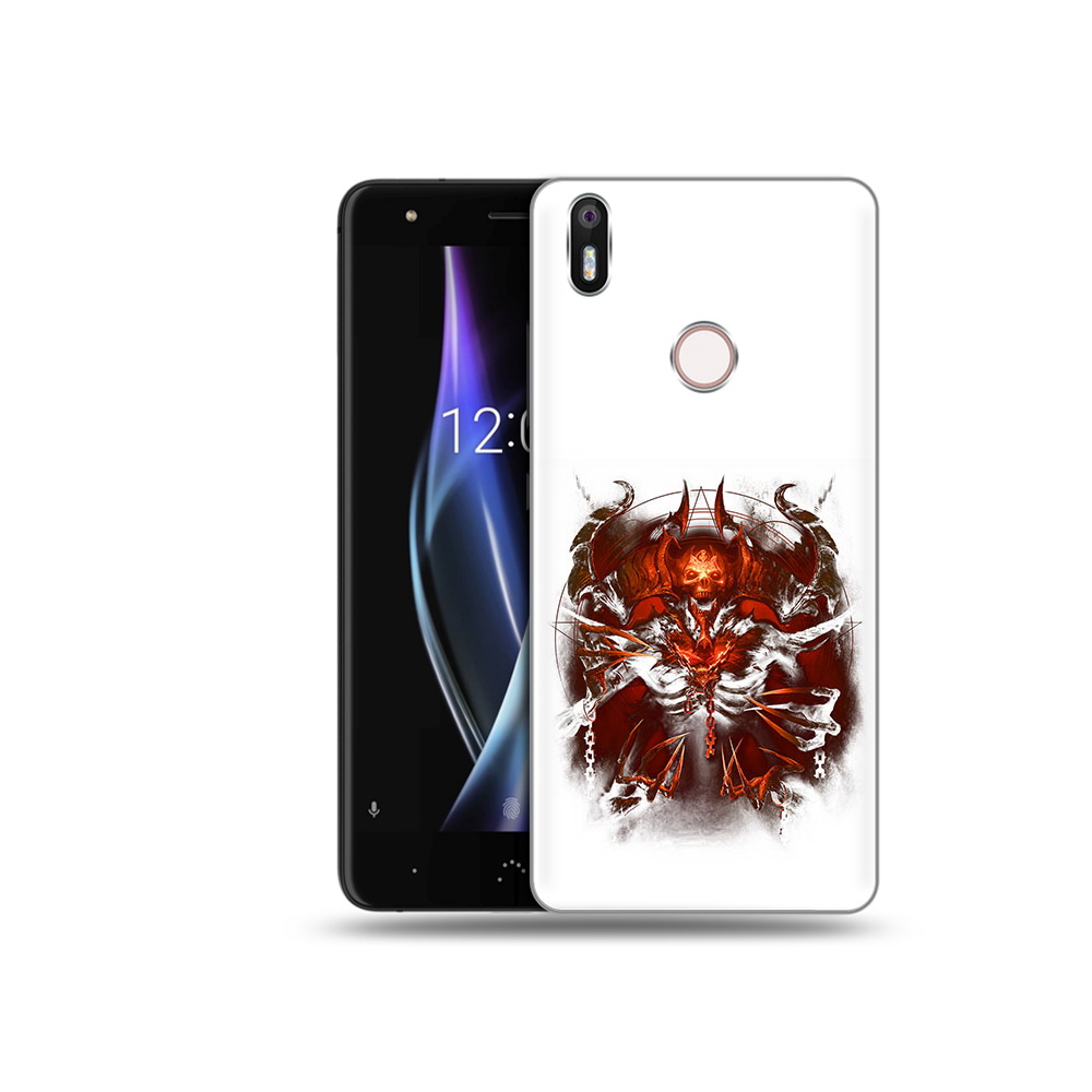 

Чехол MyPads Tocco для BQ Aquaris X яркий демон, Прозрачный, Tocco