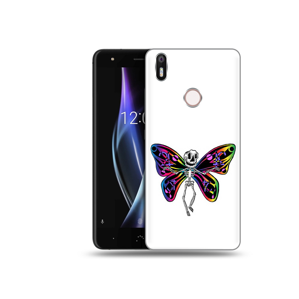 

Чехол MyPads Tocco для BQ Aquaris X эффект бабочки, Прозрачный, Tocco