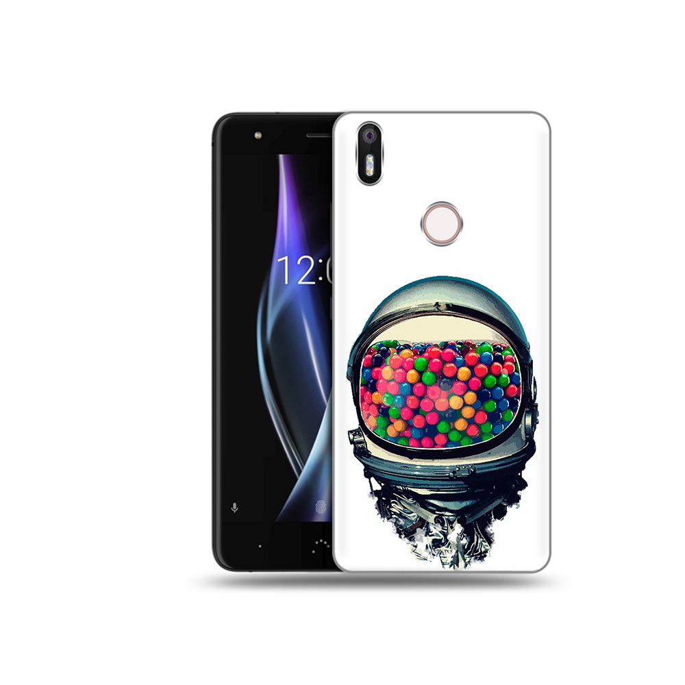 

Чехол MyPads Tocco для BQ Aquaris X шлем космонавта, Прозрачный, Tocco