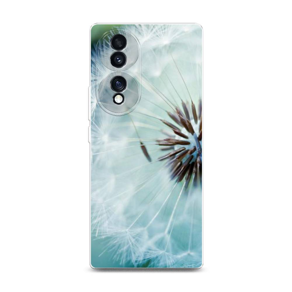 фото Силиконовый чехол "пух одуванчика" на honor 70 awog