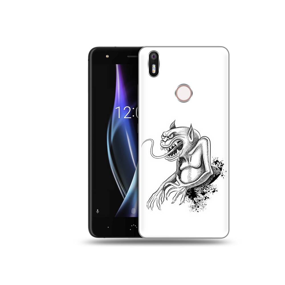 

Чехол MyPads Tocco для BQ Aquaris X чорт, Прозрачный, Tocco