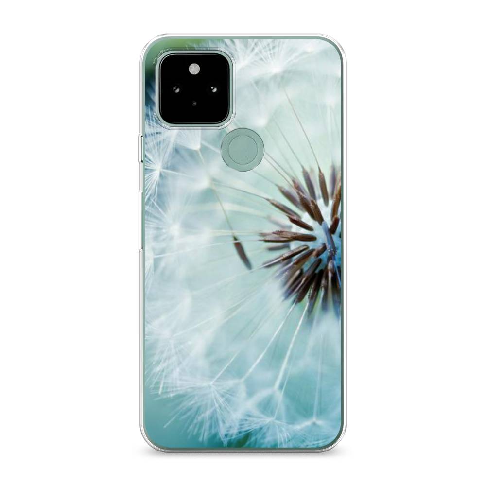 фото Силиконовый чехол "пух одуванчика" на google pixel 5a awog