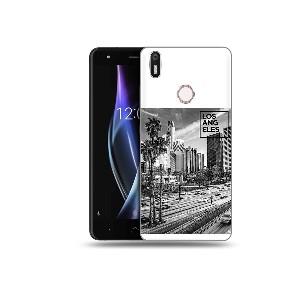 

Чехол MyPads Tocco для BQ Aquaris X черно белый лос анджелес, Прозрачный, Tocco