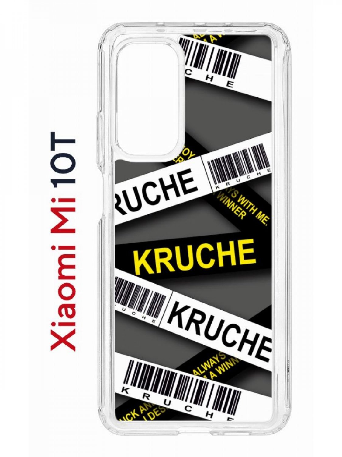 фото Чехол на xiaomi mi 10t/mi 10t pro kruche print kruche,противоударный бампер с принтом кruче