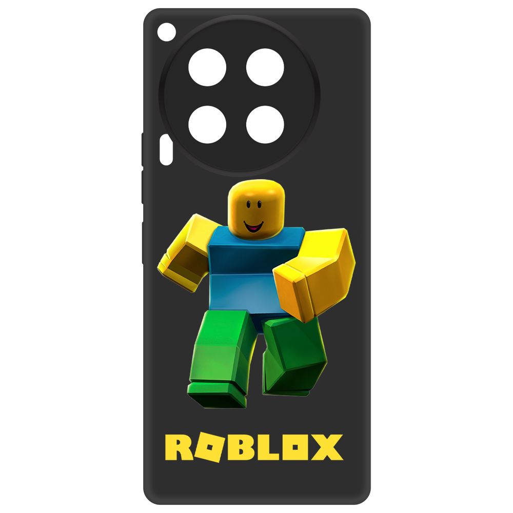 

Чехол-накладка Krutoff Soft Case Roblox-Классический Нуб для TECNO Camon 30 черный