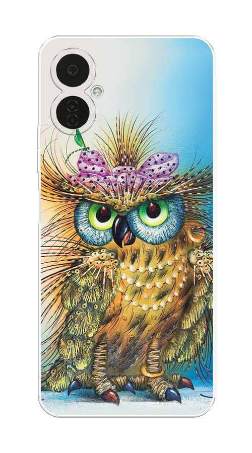 

Чехол на Tecno Camon 19 Neo "Модная сова", Коричневый;голубой, 302350-1